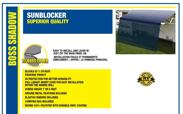Boss Shadow SunBlocker 14′
